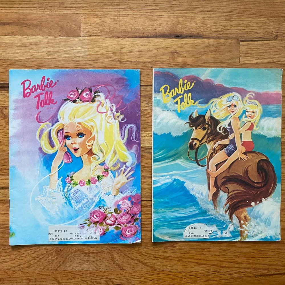 *SOLD* Barbie Talk Magazines (Set of 2) (Vintage 1972)